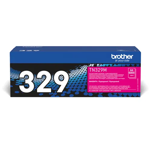 Brother TN-329M kaseta z tonerem 1 szt. Oryginalny Purpurowy
