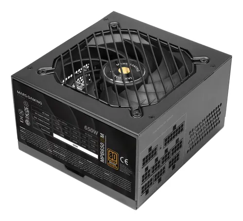 Mars Gaming MPB650SIM moduł zasilaczy 650 W 24-pin ATX ATX Czarny