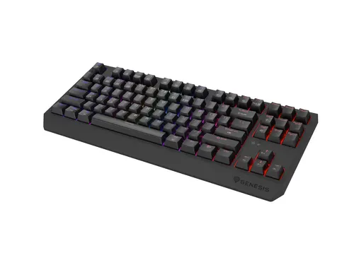Klawiatura Genesis Thor 230 TKL NKG-2106 Wless (RapidSpeed Wireless BT USB) Standardowy (US) Czarna