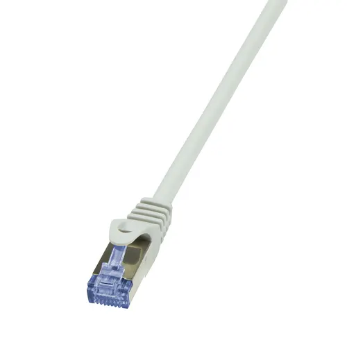 LogiLink PrimeLine Cat.7 S/FTP 0.5m kabel sieciowy Szary 0,5 m Cat7 S/FTP (S-STP)