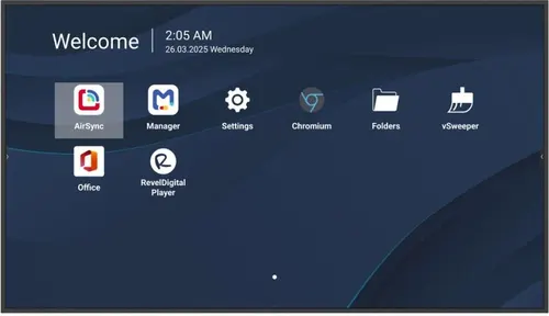 Viewsonic CDE5514-2C signage display Płaski panel Digital Signage 139,7 cm (55") LCD Wi-Fi 500 cd/m² 4K Ultra HD Czarny Procesor wbudowany Android 14 24/7