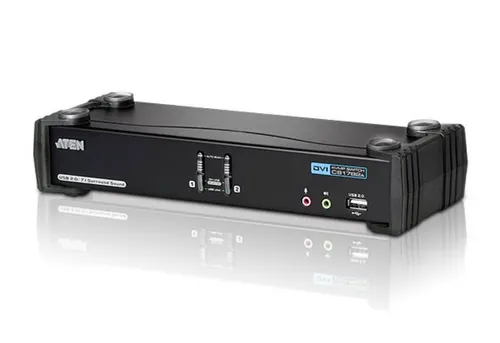 ATEN CS1782A-AT-G przełącznik KVM Czarny