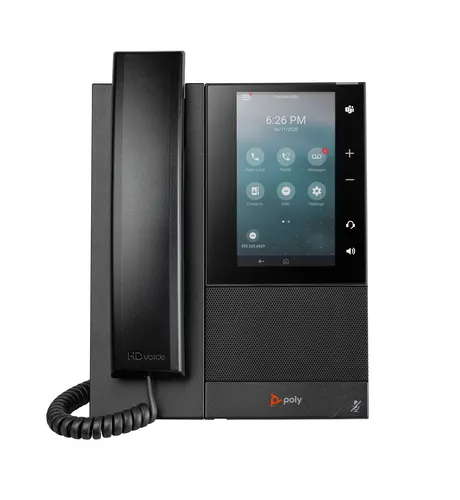 HP Poly Biznesowy telefon multimedialny Poly CCX 500 z Open SIP i obsługą standardu PoE GSA/TAA