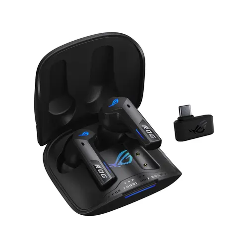 ASUS ROG Cetra True Wireless Speednova Zestaw słuchawkowy True Wireless Stereo (TWS) Douszny Gaming Bluetooth Czarny