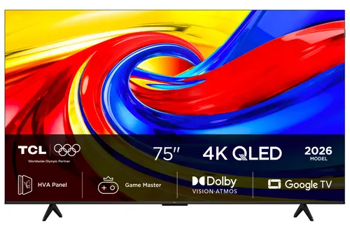 TCL P7L 75P7L Telewizor 190,5 cm (75") 4K Ultra HD Smart TV Wi-Fi Czarny 400 cd/m²