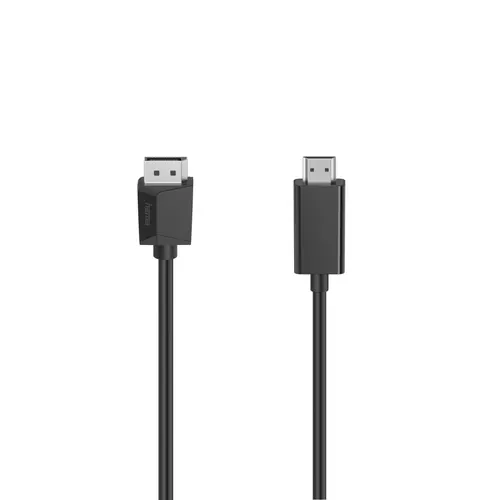 Hama 00200712 adapter kablowy 1,5 m DisplayPort HDMI Czarny