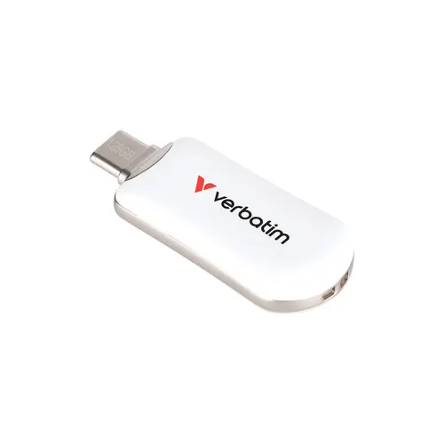 Verbatim 16105730 pamięć USB 128 GB USB Type-C 3.2 Gen 1 (3.1 Gen 1) Biały