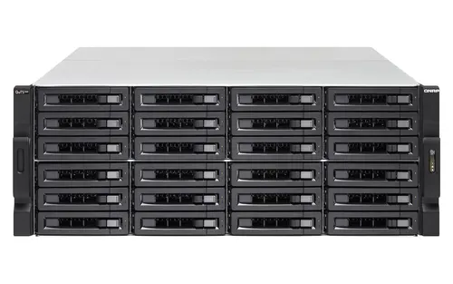 QNAP TS-h2483XU-RP NAS Rack (4U) Intel Xeon E E-2236 128 GB DDR4 0 TB QuTS hero Czarny
