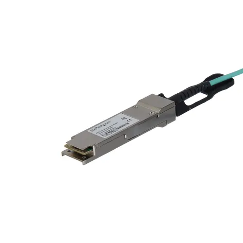 StarTech.com QSFP40GAO10M kabel InfiniBand / światłowodowy 10 m QSFP+ Czarny