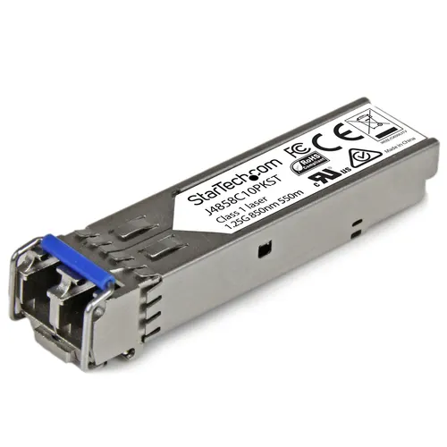 StarTech.com J4858C10PKST moduł przekaźników sieciowych Swiatłowód 1250 Mbit/s SFP 850 nm
