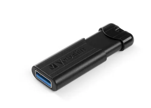 Verbatim PinStripe pamięć USB 16 GB USB Typu-A 3.2 Gen 1 (3.1 Gen 1) Czarny, 16 GB, USB 3.0
