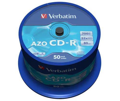 Verbatim CD-R AZO Crystal 700 MB 52x 50 szt.