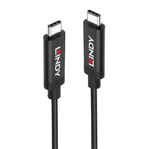 Lindy 43308 kabel USB USB 3.2 Gen 2 (3.1 Gen 2) 5 m USB C 10 Gbit/s 60 W Czarny