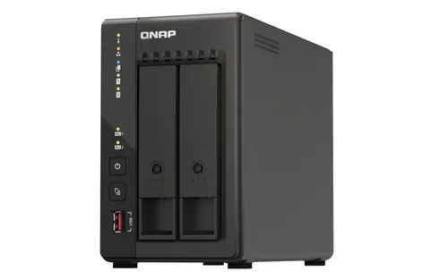 QNAP TS-253E NAS Tower Intel® Celeron® J6412 8 GB 0 TB QNAP QTS Czarny