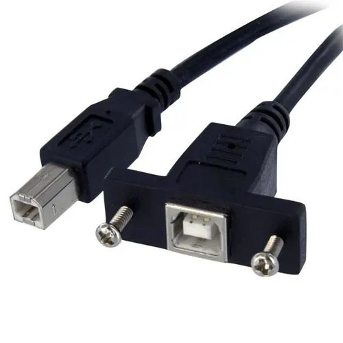 StarTech.com USBPNLBFBM3 kabel USB USB 2.0 0,91 m USB B 0,48 Gbit/s Czarny