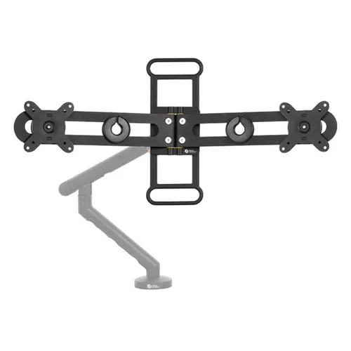 BakkerElkhuizen BE Universal Crossbar 88,9 cm (35") Biurko Czarny