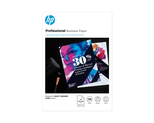 HP Papier Professional Business, błyszczący, 180 g/m2 A4 (210 x 297 mm), 150 arkuszy