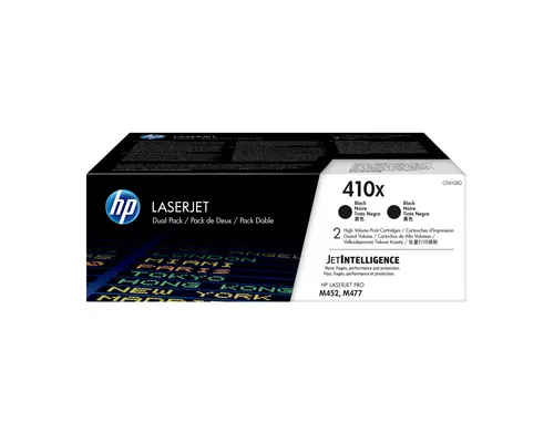 HP 410X – zestaw 2 czarnych, oryginalnych wkładów z tonerem LaserJet XL