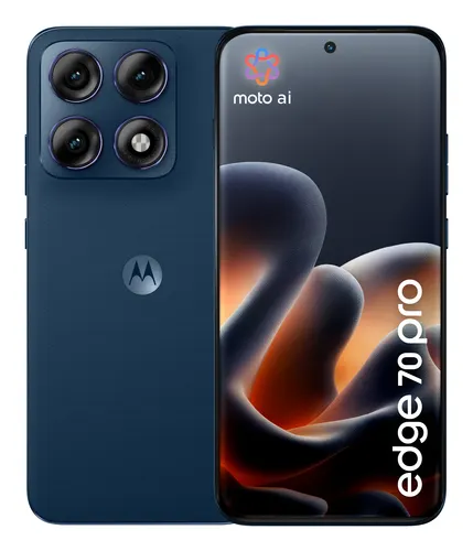 Motorola edge 70 pro 17,2 cm (6.78") Dual SIM Android 16.0 5G USB Type-C 8 GB 256 GB 6500 mAh Ciemny Niebieski