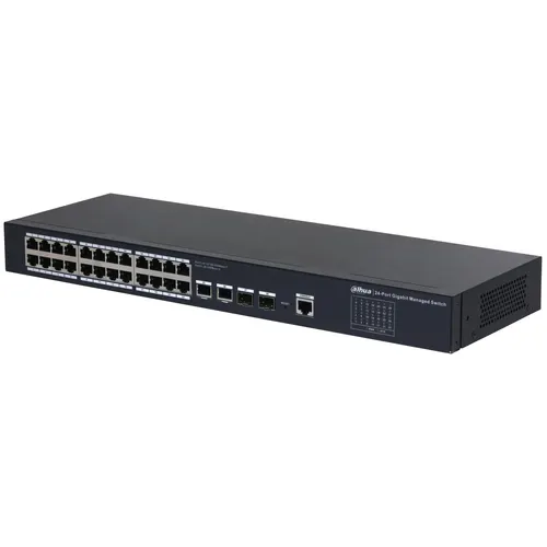 Dahua Technology SG4028 Zarządzany L2 Gigabit Ethernet (10/100/1000) Czarny