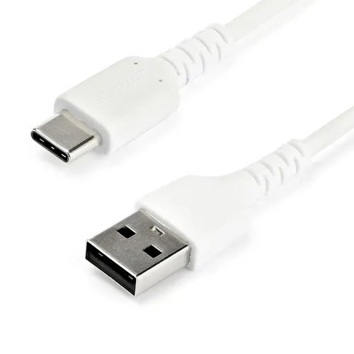 StarTech.com RUSB2AC2MW kabel USB USB 2.0 2 m USB A USB C 0,48 Gbit/s 60 W Biały