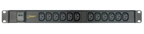 Vertiv EGVHVRB122-104C13UK-V rozdzielacz zasilania PDU 12 x gniazdo sieciowe Czarny