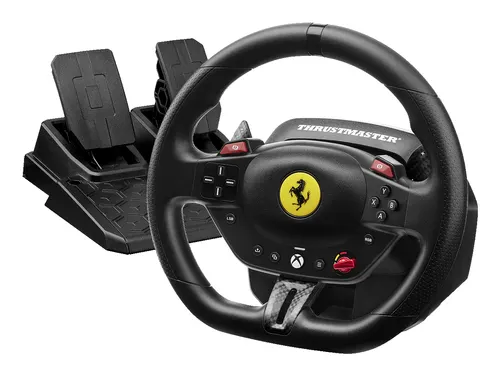 Thrustmaster T98 Ferrari 296 GTS Czarny USB Kierownica + pedały Analogowa/Cyfrowa PC, Xbox One, Xbox Series S, Xbox Series X, Xbox One X, Xbox One S