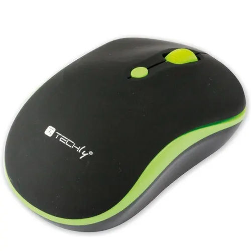 Techly IM 1600-WT-BGW myszka Biuro Oburęczny RF Wireless Optyczny 1600 DPI