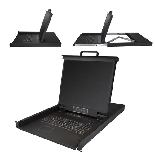 StarTech.com RKCONS1916K konsola rackowa 48,3 cm (19") 1280 x 1024 px Czarny 1U