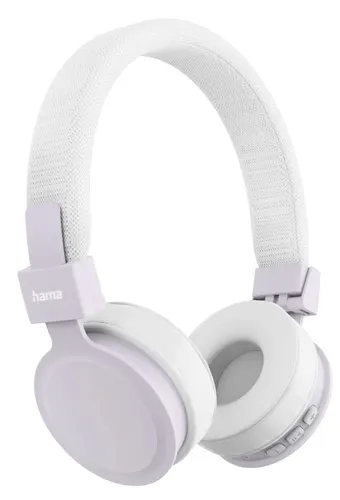 Hama Freedom Lit III Zestaw słuchawkowy Bezprzewodowy Opaska na głowę Połączenia/muzyka USB Type-C Bluetooth Liliowy, Biały