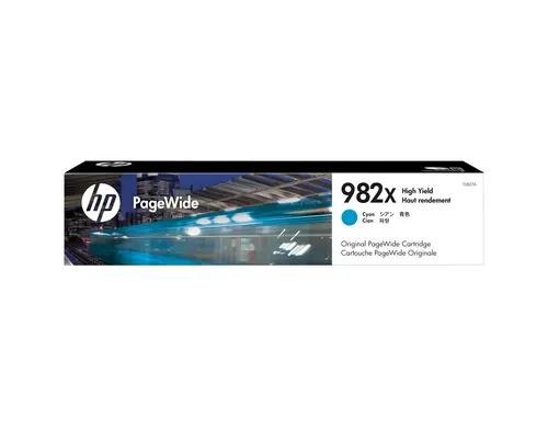HP Oryginalny błękitny wkład atramentowy 982X PageWide o dużej pojemności