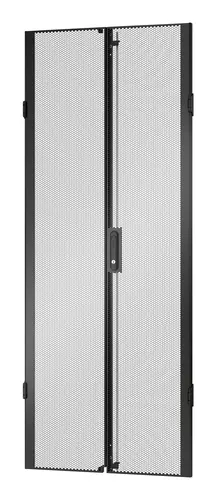 NetShelter SX Gen2 42U 750mm Wide Perforated Split Doors Black