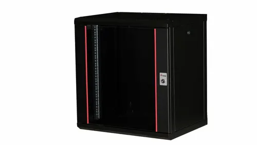Equip EPM-12-6045-B-CBAA stojak 12U Szafa wisząca Czarny