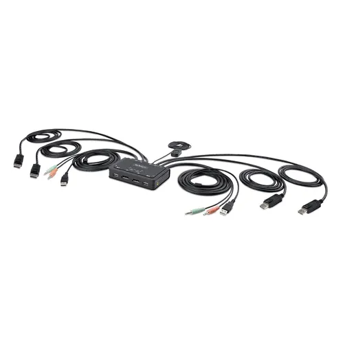 StarTech.com C2-DD46-UA2-CBL-KVM przełącznik KVM Czarny
