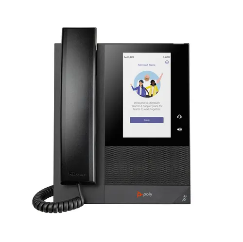 HP Poly Biznesowy telefon multimedialny Poly CCX 400 do Microsoft Teams z obsługą standardu PoE GSA/TAA