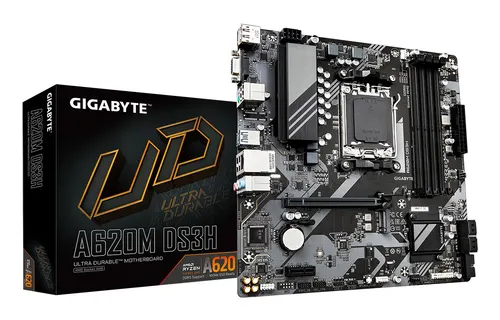 GIGABYTE A620M DS3H płyta główna AMD A620 Gniazdo AM5 micro ATX