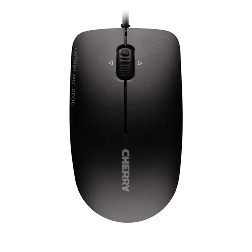 CHERRY MC 2000 myszka Biuro Oburęczny USB Typu-A IR LED 1600 DPI, czarny