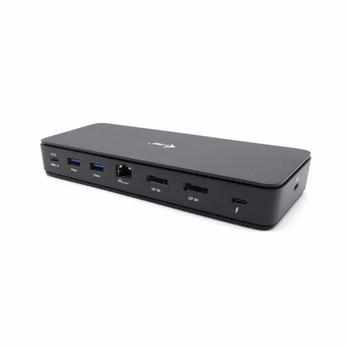 i-tec TB4DUALDPDOCKPDPRO stacja dokująca Przewodowa Thunderbolt 4 Czarny