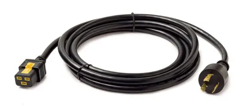 APC AP8753 kabel zasilające Czarny 3 m C19 panel NEMA L6-20P
