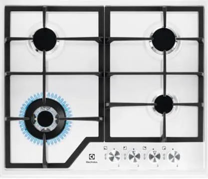 Electrolux EGS6436WW Biały Wbudowany Gaz 4 stref(y)