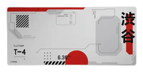 Trust GXT 759 XXL Podkładka dla graczy Czarny, Szary, Czerwony, Biały