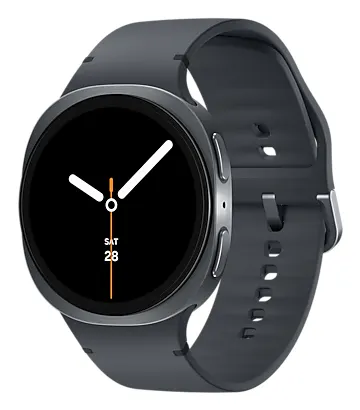 Samsung Galaxy Watch 8 3,81 cm (1.5") AMOLED 44 mm Cyfrowy 480 x 480 px Ekran dotykowy Grafitowy Wi-Fi GPS (SM-L330NDAAEUE)