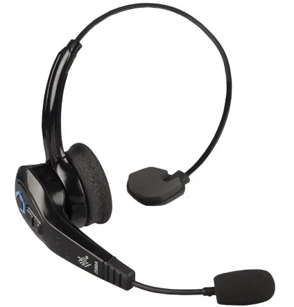 Zebra HS3100 Zestaw słuchawkowy Bezprzewodowy Opaska na głowę Biuro/centrum telefoniczne Bluetooth Czarny