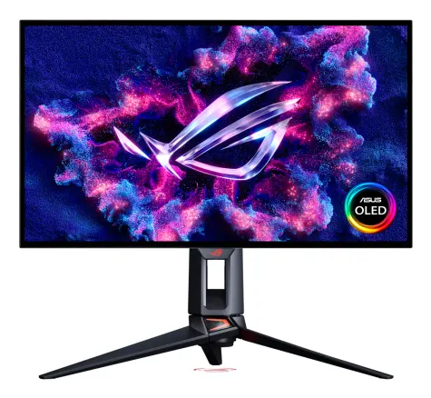 ASUS ROG Swift OLED PG27UCWM monitor komputerowy 67,3 cm (26.5") 3840 x 2160 px 4K Ultra HD QD-OLED Czarny