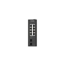 D-Link DIS-100G-10 przełącznik sieciowy Nie zarządzany L2 Gigabit Ethernet (10/100/1000) Szyna DIN Czarny