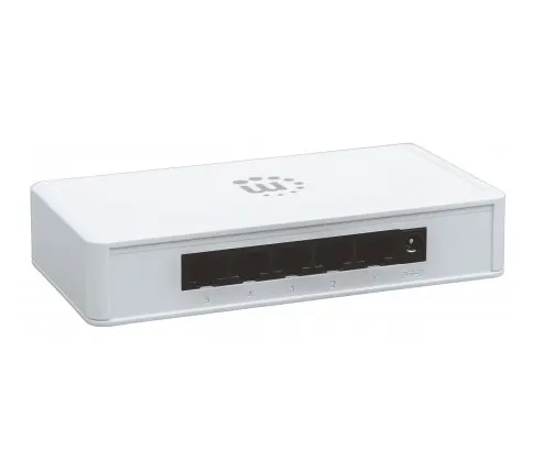 Manhattan 560696 przełącznik sieciowy Nie zarządzany L2 Gigabit Ethernet (10/100/1000) Biały
