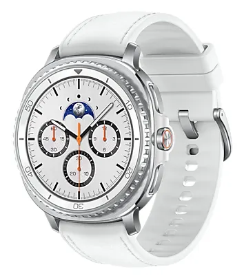 Samsung Galaxy Watch 8 Classic 3,3 cm (1.3") AMOLED 46 mm Cyfrowy 438 x 438 px Ekran dotykowy 4G Srebrny Wi-Fi GPS