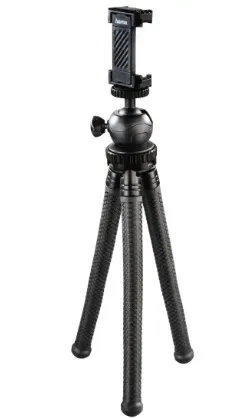 Hama FlexPro statyw Smartphone/kamera sportowa 3 x noga Czarny