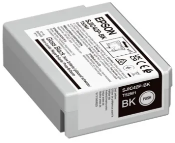 Epson SJIC42P-BK nabój z tuszem 1 szt. Oryginalny Standardowa wydajność Czarny