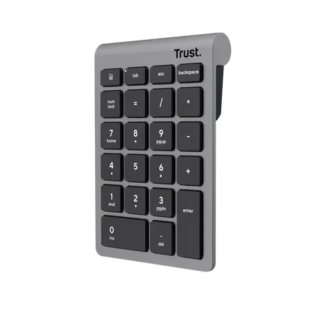 Trust Xalas klawiatura numeryczna Laptop/PC RF Wireless Srebrny